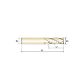 4 Flute SEME36008~SEME36250  Carbide 4G Mill End Mills Plain Shank SEME36 Series - Big-tools Industrial Supply Tools for Metal Cutting